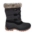 CMP Winter Boots Nietos Low Urban Style (Faux Fur Lining, Waterproof Overshoe) Black Women